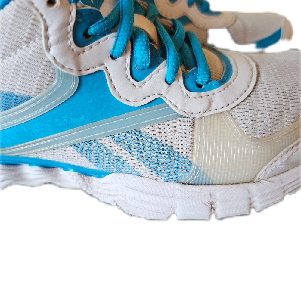 REEBOK VIBETECH Womens Running Training‎ Shoes Size 6 White/Blue - Picture 5 of 8